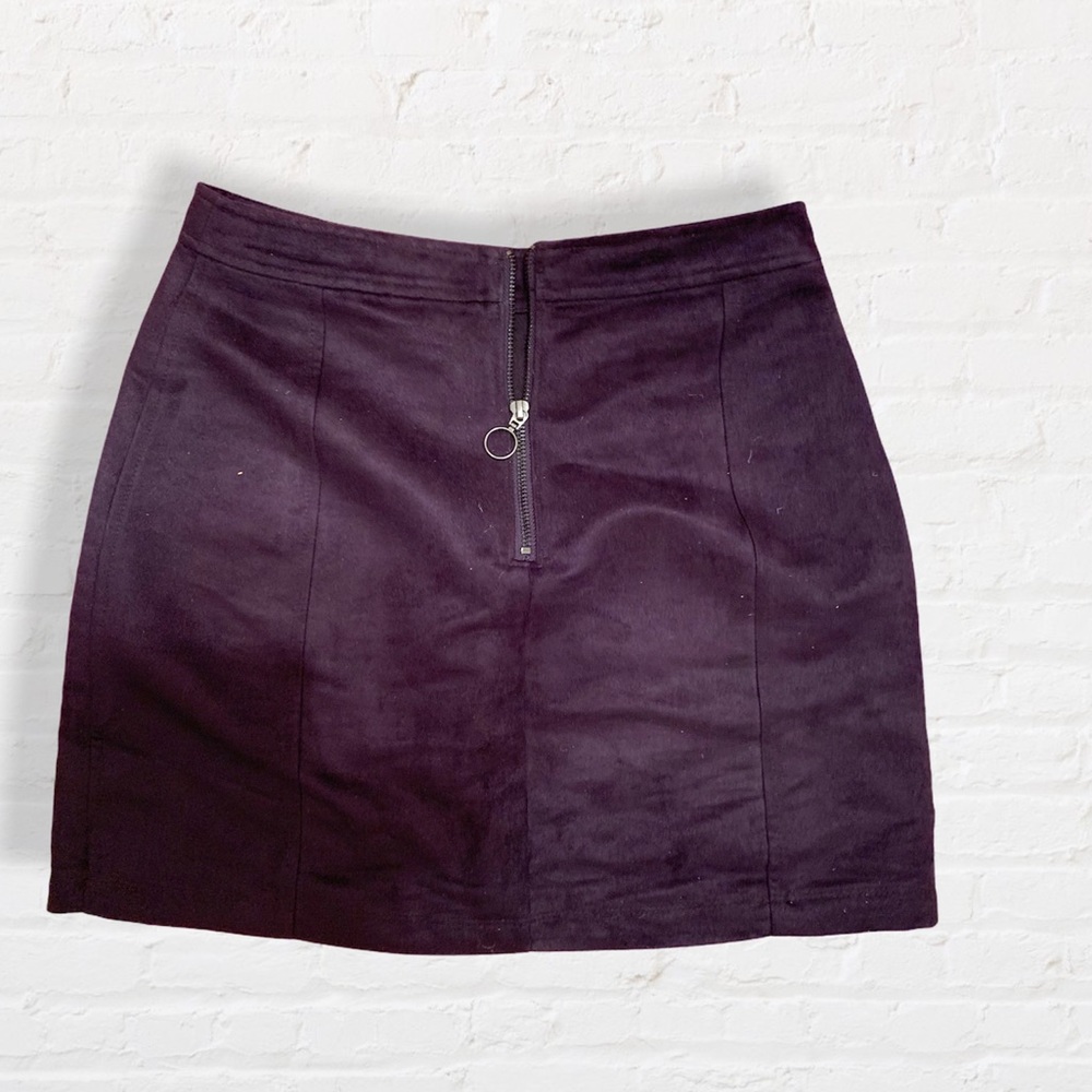 black velvet texture skirt